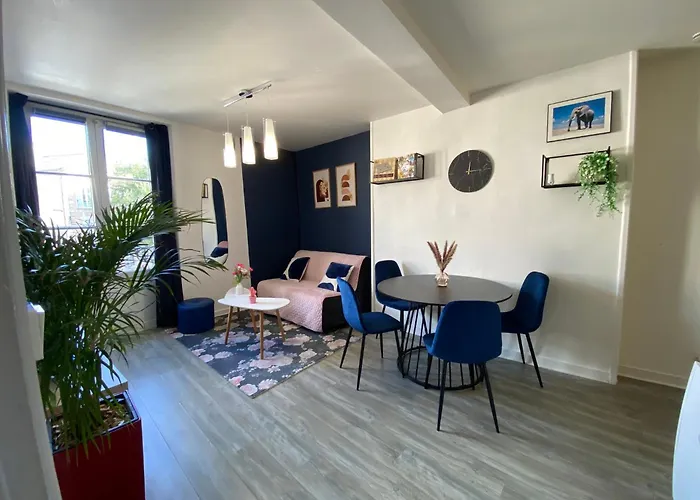 L'indigo, T2, 10 Min Centre Historique, Wifi, Netflix, Amazon Prime * Poitiers